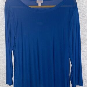 Elegant Blue Women's Top